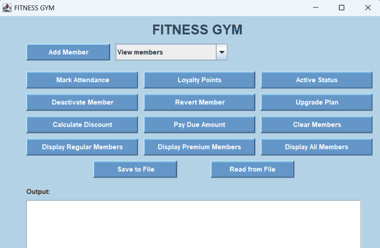 Gym Management System